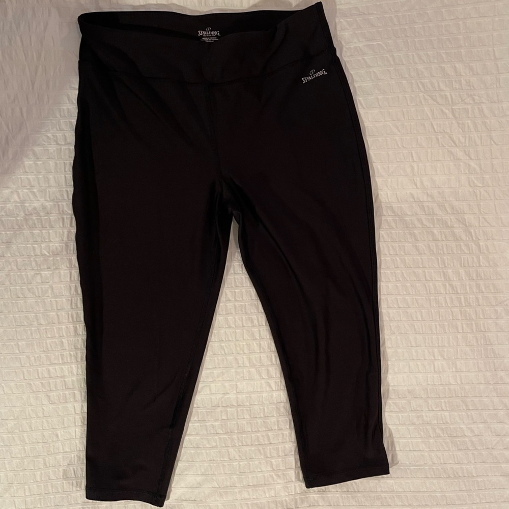 Black Spalding Capri Leggings (2 of 2)